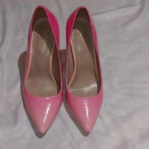 Pink high heels